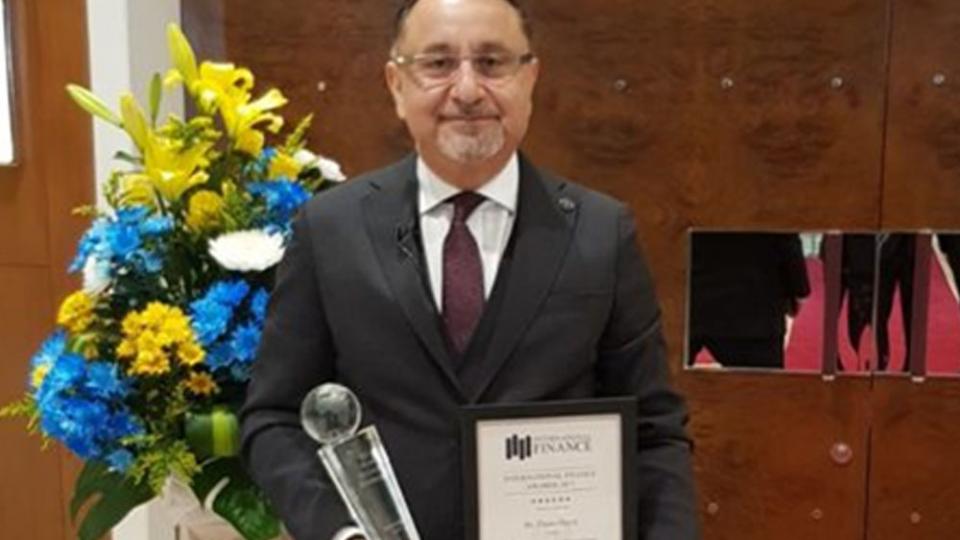 EHSANOLLAH BAYAT, CHAIRMAN OF AFGHAN WIRELESS, ARIANA TELEVISION, RECEIVES BEST MEDIA AND TELECOM CEO AWARD FROM INTERNATIONAL FINANCE MAGAZINE