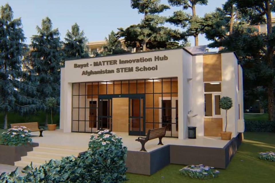 BAYAT FOUNDATION LAYS CORNERSTONE TO KABUL HIGH SCHOOL STEM CENTER